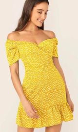 SheIn Yellow Sundress Photo 0