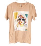Retro Taylor The Eras Tour Size Small Peach  Tshirt Shirt Photo 0