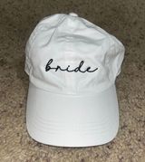 BRIDE EMBROIDERED BASEBALL CAP / WHITE / ONE SIZE / ADJUSTABLE Photo 0