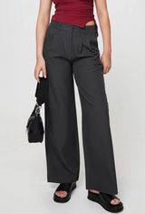 ARCHIE LOW RISE PANTS SLATE Gray pants slacks trousers size 4 Photo 0