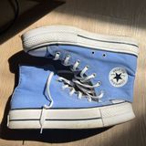 Converse Blue High-Top Sneakers Photo 0