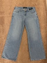 NWT Hollister Medium Wash Baggy Jeans Photo 0