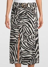 White House Black Market Zebra Animal Print Skirt New Photo 0