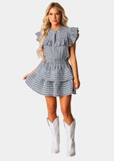 Buddy Love Gingham Ruffle 2 Piece Set Photo 0