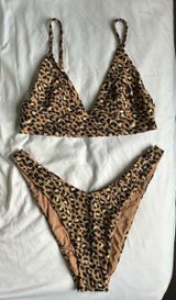Aerie Leopard Print Bikini Set Photo 0