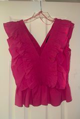 Ruffle Boutique Top Pink Size M Photo 0