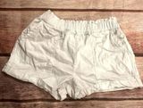 Aerie White Linen Pull on shirt size small Photo 0