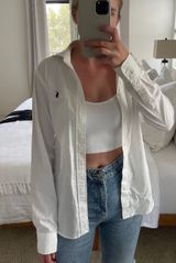 Polo Ralph Lauren White Button Up Photo 0