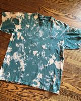 Nike Vintage  Bleach Dye Green Tee Photo 0