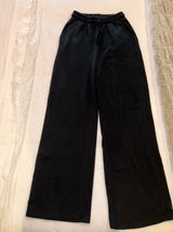 Missguided Black Wide Leg Joggers Photo 0