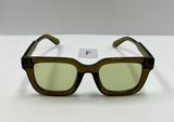 Square Olive Green Sunglasses / Big Square Sunglasses Photo 0