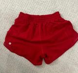 Lululemon Red Hotty Hot Shorts Photo 0