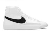 NIKE Blazer Mid 77 white black lace up shoes sneakers women’s 7.5 = 6Y Photo 0