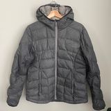 Lole Gray Down Hooded Puffer Jacket 10-12 Photo 0