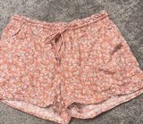 Rewind Rust and Light Blue Floral Shorts size XL Photo 0