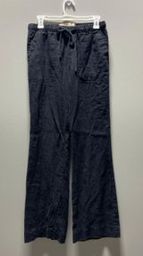 Bella Dahl Black 100% Linen Pants Photo 0