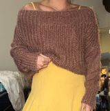 jetset dreams Off Shoulder Sweater Photo 0