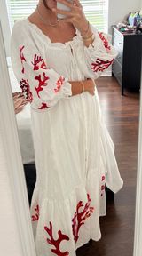 Lee Saint-Tropez White Dress With Embroidery -  Pfayfer Photo 0