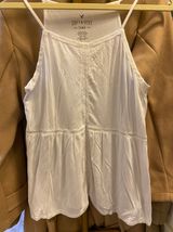Outfitters Soft & Sexy White Flowy Tank Top Photo 0