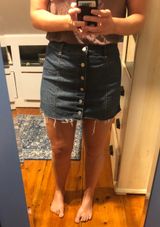 Jean Skirt Blue Size L Photo 0