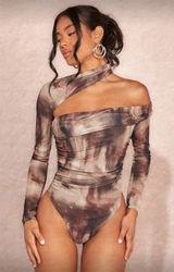 Printed Bodysuit Photo 0