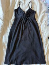 H&M Black Midi Dress Photo 0