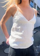 NWT  Edith Linen Tank Top Photo 0