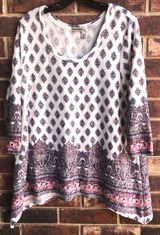 Absolutely Famous Pullover Knit Top w Asymmetrical Hemline Photo 0