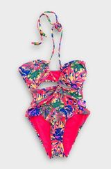 MAAJI Amazonas Savage Cutout Reversible One-Piece Swimsuit Size Small Photo 0