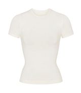 SKIMS SOFT SOOTHING SEAMLESS T-SHIRT, Size X-Small, Marble, $54 Photo 0