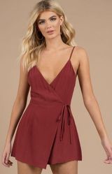 Tobi Red Romper Photo 0