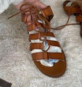 Faded Glory Tan strappy , gladiator style sandals Photo 0