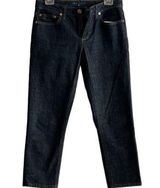 Marc by Marc Jacobs MARC JACOBS Blue Low-Rise Stretch Cropped Skinny Leg Jeans, M/W28 Photo 0
