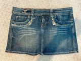 Von Dutch Like new Vintage  denim mini skirt. Sz M Photo 0