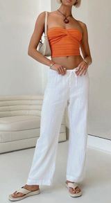 Princess Polly White Pants Photo 0