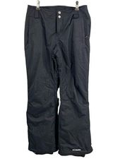 Columbia Womens Snow Pants Black Water Resistant Insulated Omni Tech Small Photo 0