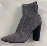 booties Silver Size 7.5 Photo 0