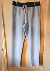 Figs Blue Straight leg Scrub Pants Size Large Photo 0