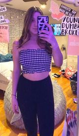 SheIn Gingham  Tube Top Photo 0