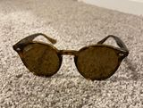 Ray-Ban Brown Round Polarized Sunglasses Photo 0