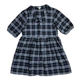 Harper Heritage Black & White Plaid Short Sleeve Mini Dress US M Photo 0
