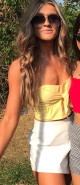 These Three Boutique Yellow Crop Top Photo 0