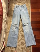 ZARA Straight Leg Jeans Photo 0