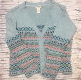 Sundance  Blue Cardi Sweater Wool Medium Photo 0