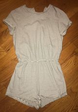 American Apparel Striped Romper Photo 0