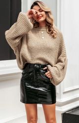 Lulus Turtle Neck Sweater Top Photo 0