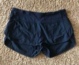 Lululemon Dark Blue Speed Shorts Running Athletic Short 4 Small 2.5” Inseam Photo 0