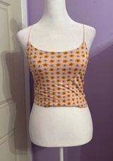 Pacsun Basics Retro Flower Tank Top Photo 0