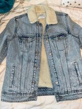 fleece lined jean jacket Photo 0