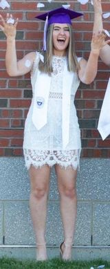 SheIn White Lace Dress Photo 0